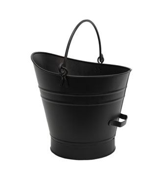 Coal Hod / Pellet Bucket - Small / PC - Black