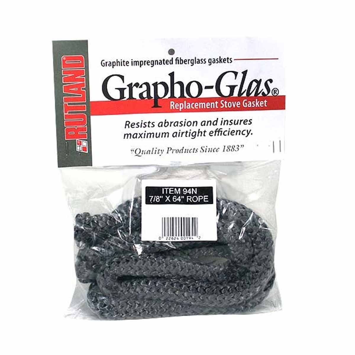 Rutland Grapho-Glass 7/8" Rope Gasket
