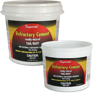 Refractory Cement  Ready-mixed (tan/buff)