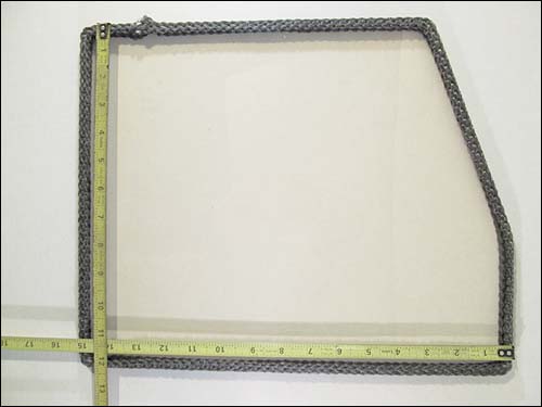 GLASS, FPX 36 A/E CLEAR, DBL #  DOORS, 15.000" x 12.094"