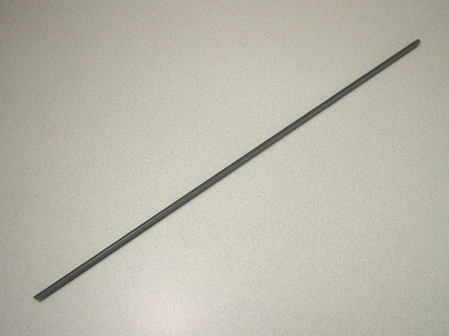 TRIM, TOP, BLK - ANSWER  EXTRUDED ALUM., 23.000" LONG