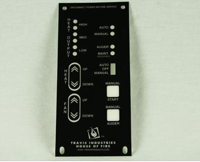 LABEL, PELLET CONTROL BOARD # � SURFACE LABEL, CONTROL BOARD