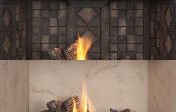 DISCONTINUED - FIREBACK, 864 DIAMOND/STUCCO* � 864 TRV & 864 HO