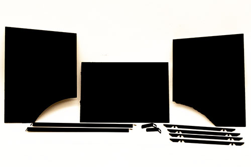FIREBACK, 430 BLACK GLASS*