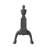DISCONTINUED - ANDIRON, TRADITIONAL URN*  564 SS